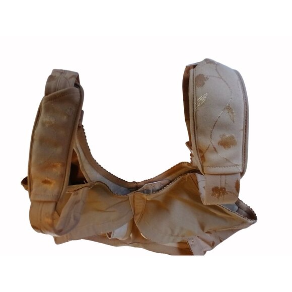 Elila Womens Bra Beige Jacquard Softcup 38H 38 H 1305 Full Coverage - Picture 6 of 13